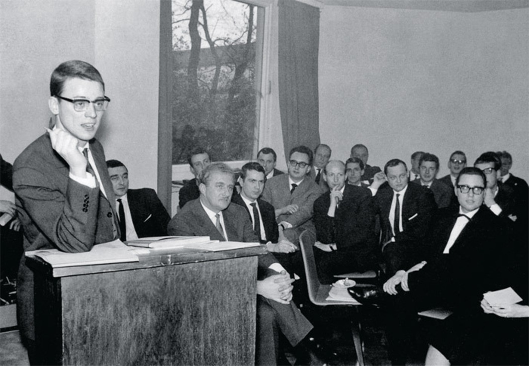 Alexander Kluge prezinta Manifestul de la Oberhausen, 1962.