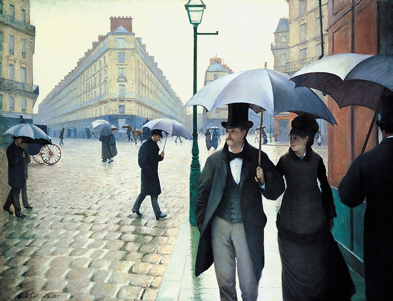 „Rue de Paris, temps de pluie”